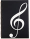 Blank Sheet Music Notebook, 160 Pages Composition Staff Paper with 10 Staves (Music Clef Notebook)