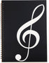 Blank Sheet Music Notebook, 160 Pages Composition Staff Paper with 10 Staves (Music Clef Notebook)