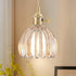 Plug in Pendant Light Fixtures, Hanging Light Fixture Vintage Glass Pendant Light, Mini Amber Tulip Hanging Lamp