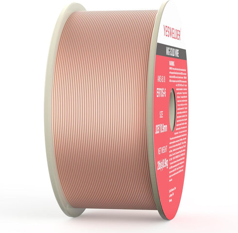 YESWELDER ER70S-6 .035-Inch on 2-Pound Spool - Carbon Steel Mig Solid Welding Wire