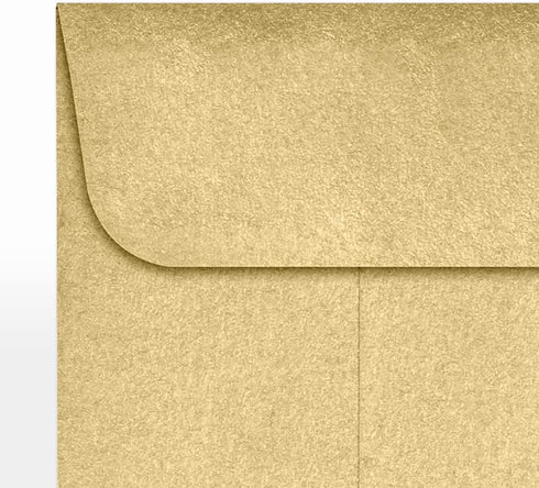 LUXPaper #1 Coin Envelopes | 50 Qty | 2 1/4" x 3 1/2" | Blonde Metallic | 80lb. Text
