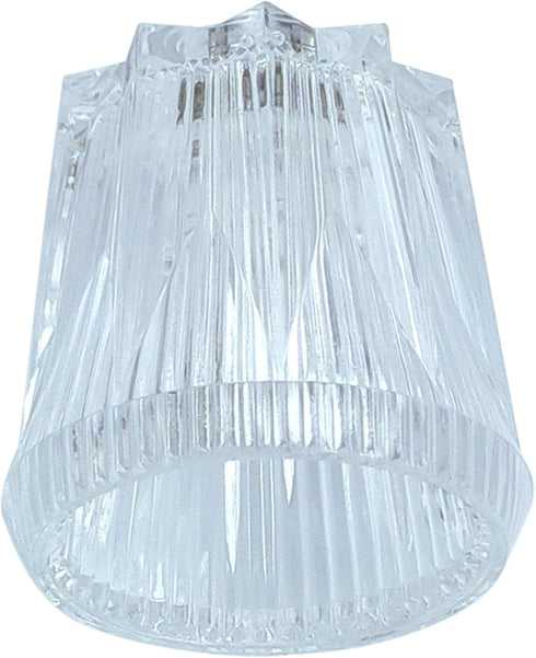 3 Piece Windsor Replacement Handles for Price Pfister Bathtub and Shower Systems, Clear Acrylic, 12 Point Broach