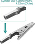 25 Pcs 2 Inches Metal Alligator Clip Spring Clamps, Silver Tone Nickel Plated for Laboratory Electric Testing Work