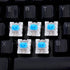 FdcZeyxior 50 3 PCS Mechanical Keyboard Switches Keyboard Clicker Pin Blue Switch Replacement Keyboards Keys