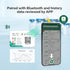 Bluetooth Temperature Data Logger, Remotely Temperature Monitor Recorder with Data Storage Export, Mutil Use Temperature Senor Probe for Refrigerator, Storage, BlueTag T10
