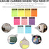SEWACC Sticky Phone Message Pad - 9 Books Adhesive Message Notepads for Work Call Office Supplies