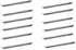 12 Pack Winco 12 inch Bain Marie Steam Table Adapter Bars