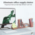 Pen Holder for Desk, 6 Pieces Mesh Organizer Set, 3 Compartments for Home Office Supplies Caddy Storage