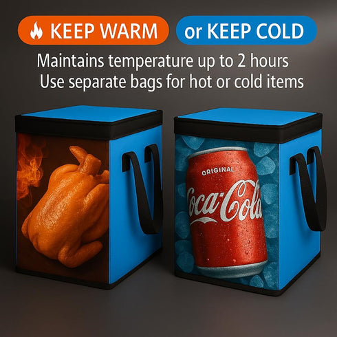 XXXL Insulated Food Delivery Bag Cooler Bags Keep Food Warm Catering Therma for doordash Catering Cooler Bags Keep Food