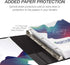 Samsill Durable 2 Inch Binder, D Ring, Customizable Clear View Cover, Black, Holds 475 Pages