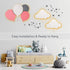 17.7 11.2 1.5-in Lumipets Lighted Balloons, Nursery Night Light, Wall Mounted Lighted, Battery Operated Cloud Light