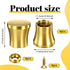 Fibraze 4 0.59 Inch Pcs Brass Cutting Board Feet, Feet for Cutting Board with Screws and Washers Gold Furniture Legs