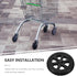2pcs Mobestech Utility Cart Rolling Wheels Shopping Cart Wheels Replacement for Shopping Basket Collapsible