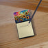 Caroline's Treasures Sunflowers in Color Sticky Note Holder, Refillable Dispenser, Self-Sticky Memo Pads