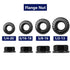 SG TZH 1/4-20 100Pcs 304 18-8, Serrated Flange Hex Lock Nuts Stainless Steel Full Thread, Hex Drive, Bright Finish