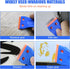 CADONO 4 120 Pcs Plastic Razor Blade Scraper and Pcs Blades, Remove Label Decal Tool,Forwithout Scratches Plastic Razor