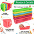 Pencil Basket Tray, 24 Pack Plastic Classroom Pencil Organizer, Colorful Crayon Basket for Classroom Home Office Storage