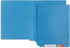 Blue Summit Supplies 100 Blue End Tab File Folders, Reinforced Straight Cut Tab Files for Office Use
