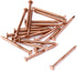 MY MIRONEY 20 Pack Solid Copper Nail Spikes, 1.5 Inch for Slating & Roofing