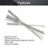 Utoolmart Steel Wire Tube Brush, 12" x 1/4", Spiral Long Handle Cleaning Brush for Tube Bottle Pipe Welding Slag