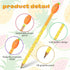 Leinuosen 30 Pieces Scented Pencils Fun Pencil with 12 Eraser Cartoon Pencil Toppers Fruit Pencil Toppers with Pencil Toppers Lovely Wood Pencil with Fruit Element Graphite Pencil(Fruit) by Leinuosen
