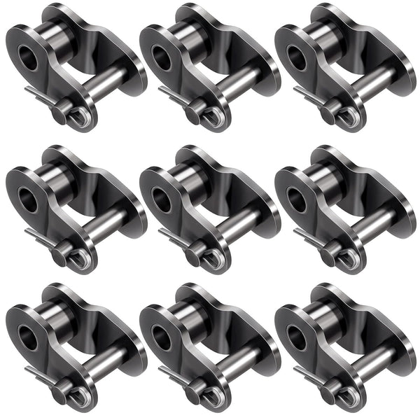 OIIKI 9PCS Roller Chain Offset #420, Half Link & Crank Link Set