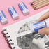 Sikao 12 Pack Pencil Erasers for Kids - White Erasers Bulk, Art Erasers for Drawing, Office School Supplies