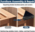 2-9/16" 10 Pack Corner Brace L Bracket for Wood Solid Steel Triangle Bracket with Screws for Bookshelf/ Table/ Desk
