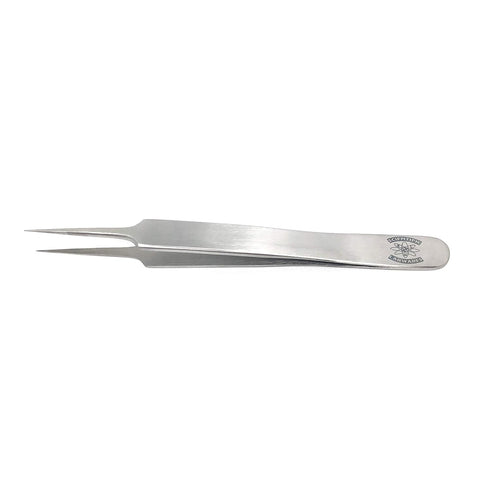 Scientific Labwares High Precision Stainless Steel Lab Tweezers/Forceps with Straight Tapered Ultra Fine Point