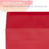 Invitation Envelopes - 100-Pack 5x7 A7 Envelopes for Invitations - Red, 5 1/4 x 7 1/4 Inches