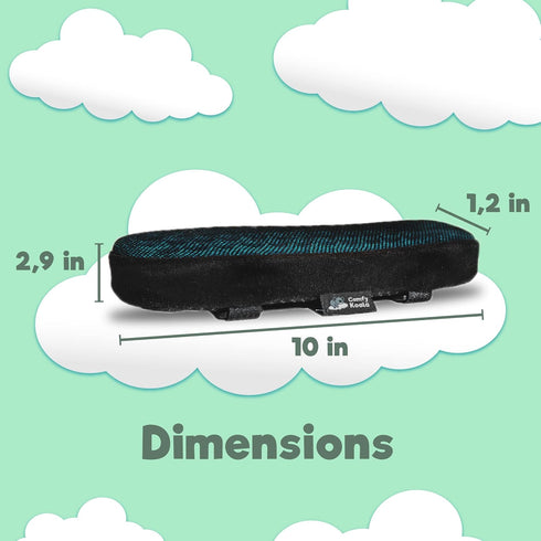 Memory Foam Armrest Pads for Office Chair, Cooling Gel Covers for Gaming Chair, Desk Chair Elbow Pillow