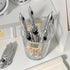 Generic 9X3X2CM) Cool Robotic Transforming Ballpoint Pen Novelty Writing Tool for School Party Decopression Stationery