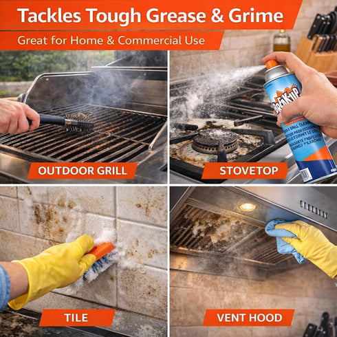 19 oz Diversey Break-Up Professional Oven & Grill Cleaner, Heavy Duty Grease Remover for Grill Grates, Ovens, Flat Tops