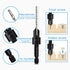 5-pc Countersink Drill Bit Set, 3in1 Woodworking Counterbore Hole Drill Bits for Screws #6 8 10 12 16, 1/4 Hex Shank