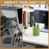 Qian Qian You Eyeglass Holder for Nightstand,Anti-scratch Plush Eyeglass Stand Glasses Holders for Office Desk