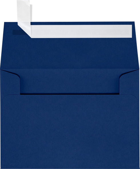 LUXPaper A1 Invitation Envelopes, Navy, 80lb. Text Stock, Printable for 3 1/2 x 4 7/8 Cards, 50 Pack