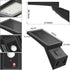 Solar Wall Light Outdoor with 390Lm, IP65 Waterproof, 34 LED, 3-Mode Lighting, 120 PIR Motion Sensor for Garden,