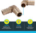 SharkBite 1 Inch Crimp 90 Degree Elbow, Brass Plumbing Fitting for PEX Pipe, PE-RT