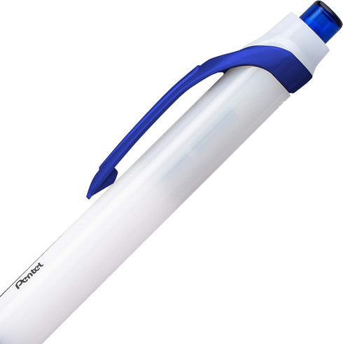 Pentel GlideWrite Ballpoint Pen with TechniFlo Ink, Medium Line (1.0mm) Blue Ink, Pack of 6 (BX910BP6C)