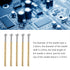 Spring Test Probes, 100Pcs P156-D High Accuracy Round Pogo Pins for PCB Board Testing