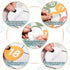 Calendar Bulletin Board Set - Seasons Weather Chart CTP Display with Stickers for School Classroom (Rainbow Style)