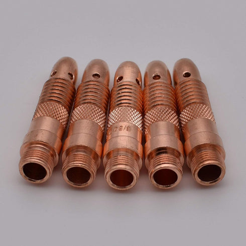 10Pcs Assorted Collet Body for TIG Welding Torch 17, 18, and 26, Sizes 10N30, 10N31, 10N32, 10N28, 10N22, 10N23, 10N24,