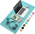 YSAGi Desk Mat, Large Waterproof Mouse Pad for Desk, Leather Desk Pad for Keyboard and Mouse, Dual-Sided Mat (35.4" x
