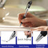 Fainne 200 Pack Retractable Ballpoint Pen, 1.0 mm Medium Point Click Pen, Refillable Smooth Writing Pens (Black Ink)