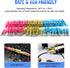 Nilight - 50027R 250 PCS Heat Shrink Spade Connectors, Fully Insulated Male and Female Wire Spade Terminals