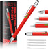 Novelty Gifts 6 in 1 Multi Tools Pen for Men Women, Unique Gadget as Christmas, Valentine's Day, Birthday Gifts for Dad