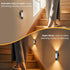 Set 2, 3 Dimmable, Battery Operated Wall Sconce of Magnetic Stick on Wall Lights Rechargeable Motion Sensor Night