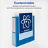 Avery 2" Heavy-Duty View Binder with One Touch EZD Rings, Pacific Blue, 1 Binder (79778)
