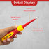 HOUSERAN Insulated Screwdriver Set, 5 Pcs Electrician Tools Kit with Case, 1000V, Screw Driver with Interchangeable