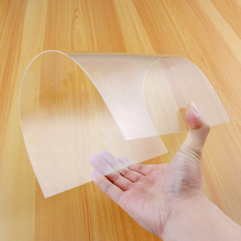 YSTIME 8" x 12" Clear Acrylic Sheet, Plexiglass Plastic for Crafts, Pack of 2 with Protective Paper